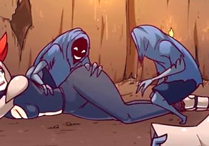 Animated MILF porn with 2B from NieR: Automata and others