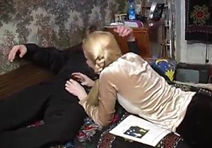 Pale-skinned blonde is enjoying the hottest sex